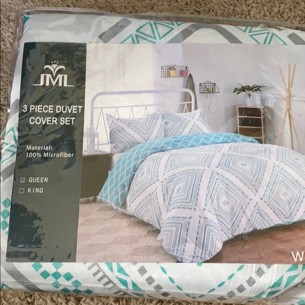 3 piece Duvet cover set